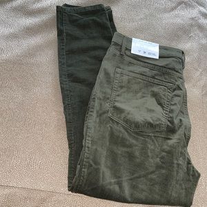 Vibrant Olive Green Pants